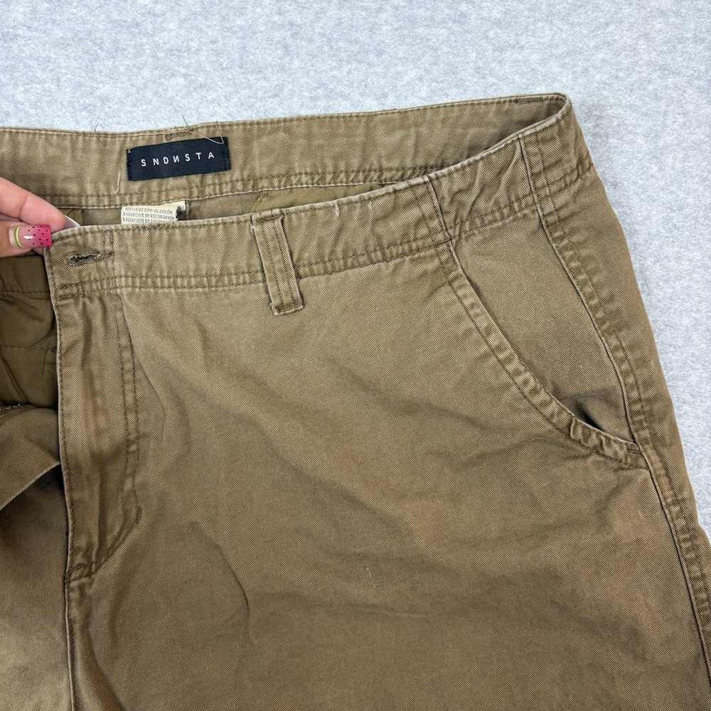 SNDNSTA Mens 42 Chino Shorts Brown Cotton Utility Gorpcore Outdoor Cargo 742478 - Picture 6 of 10